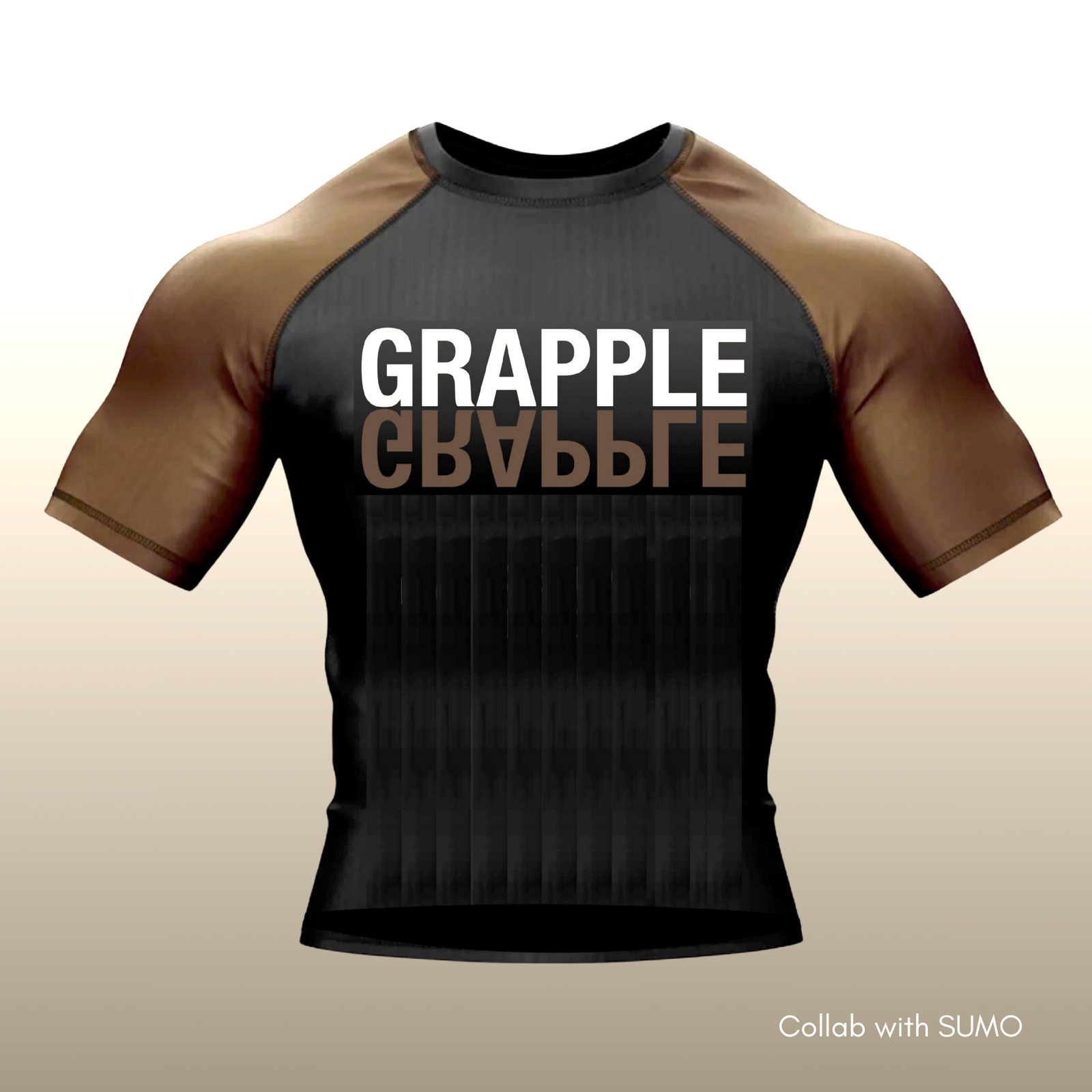 SPRTX Five "GRAPPLE" Rashguard Short (Him) (Sumo collab)
